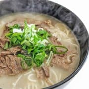 Seolleongtang Recipe (Healthy Korean Ox Bone Soup)
