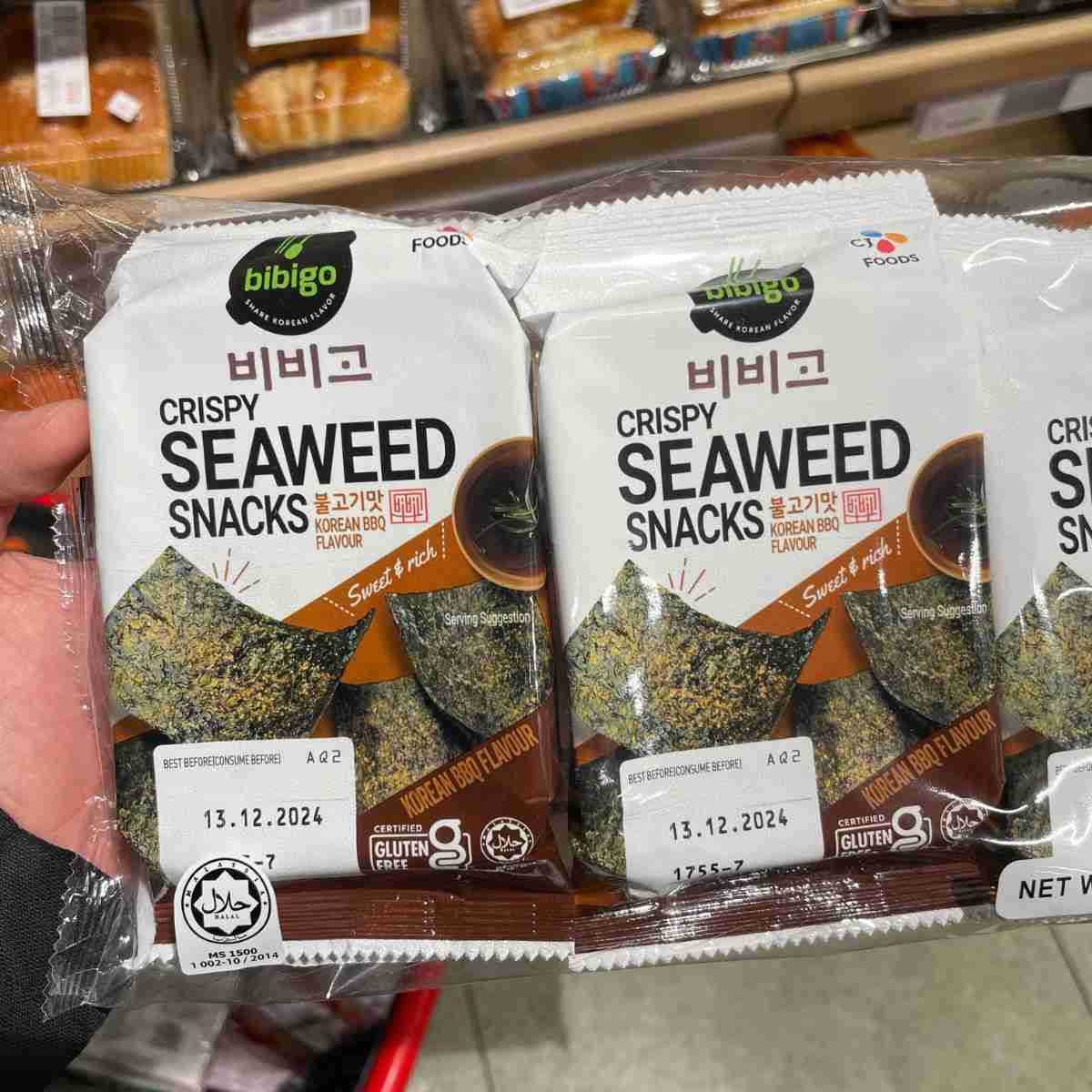 Korean dried seaweed packs