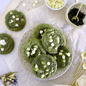 Matcha cookies recipe chewy and healthy