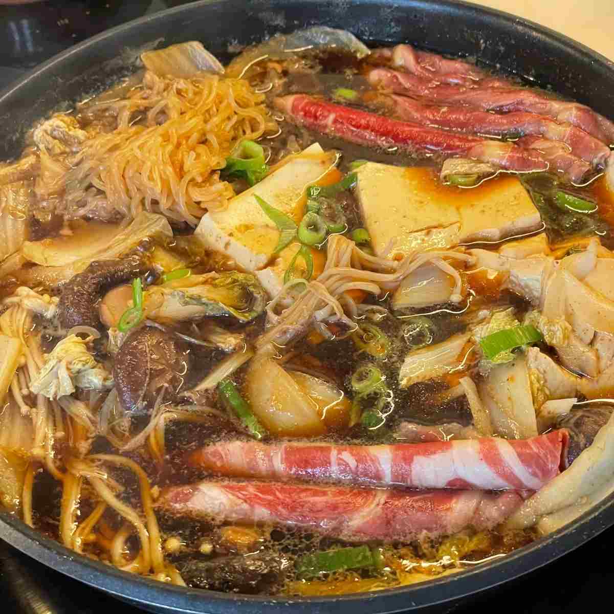 traditional sukiyaki recipe with beef