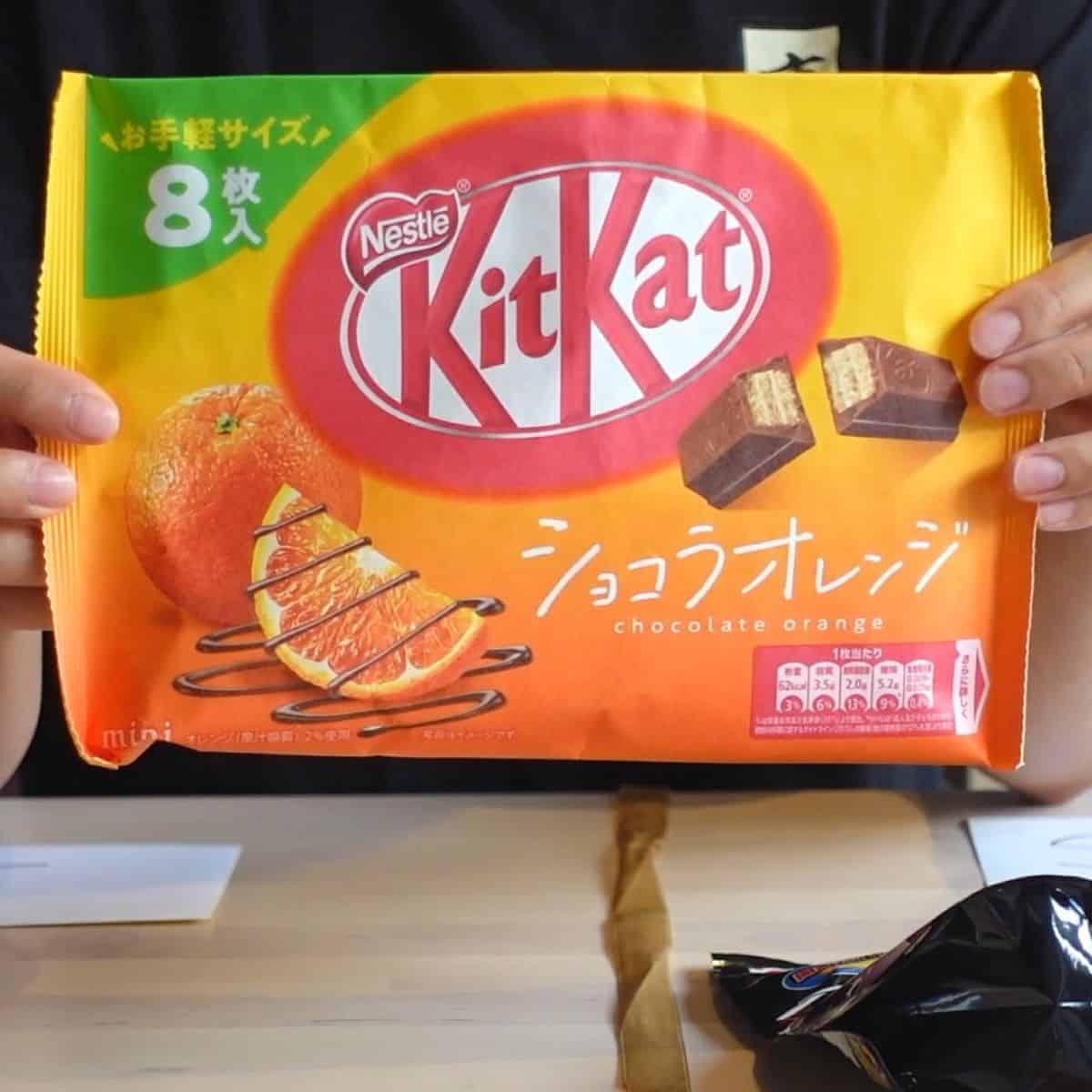 Chocolate orange Kit Kat Tokyo Treat