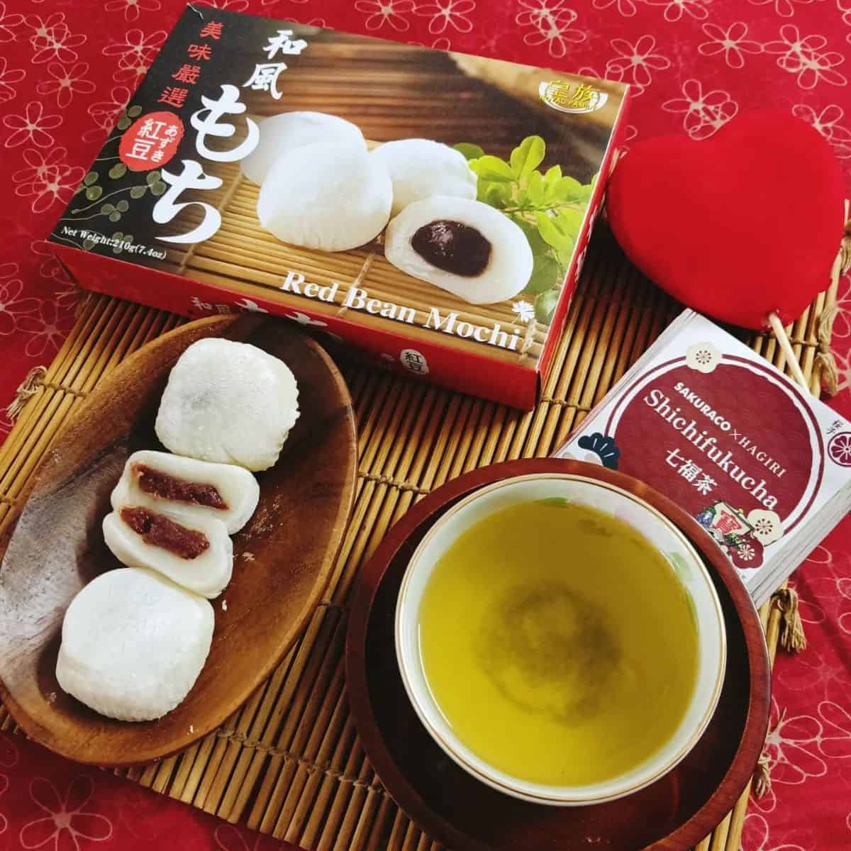 Sakuraco Japanese delight paired with tea drin