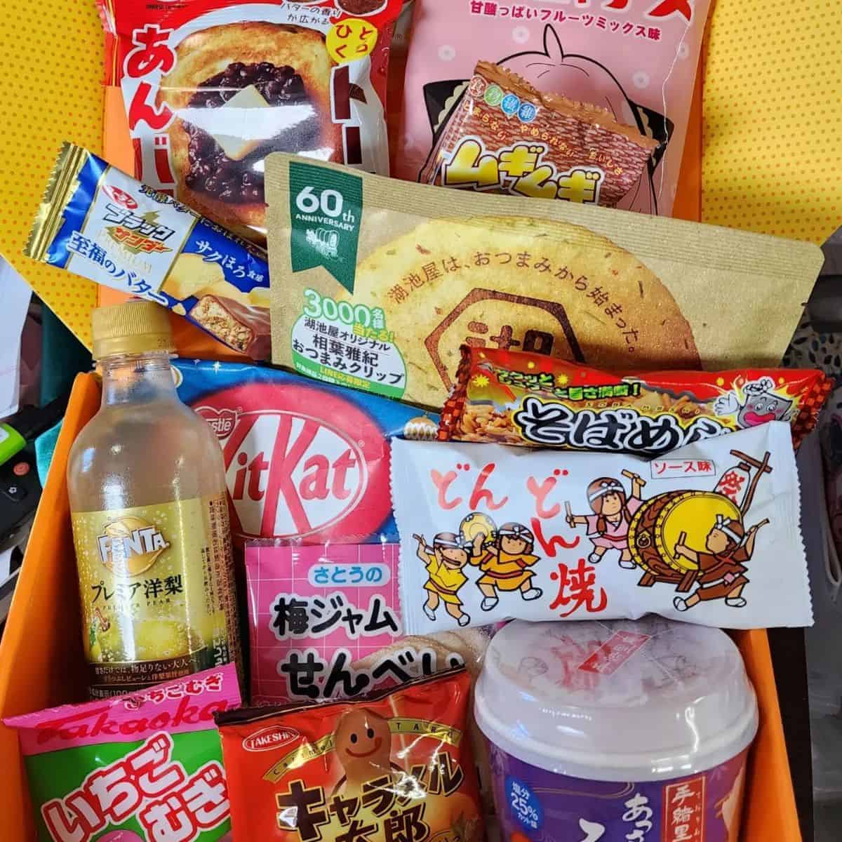 Tokyo Treat with authentic Japan candies and beverages