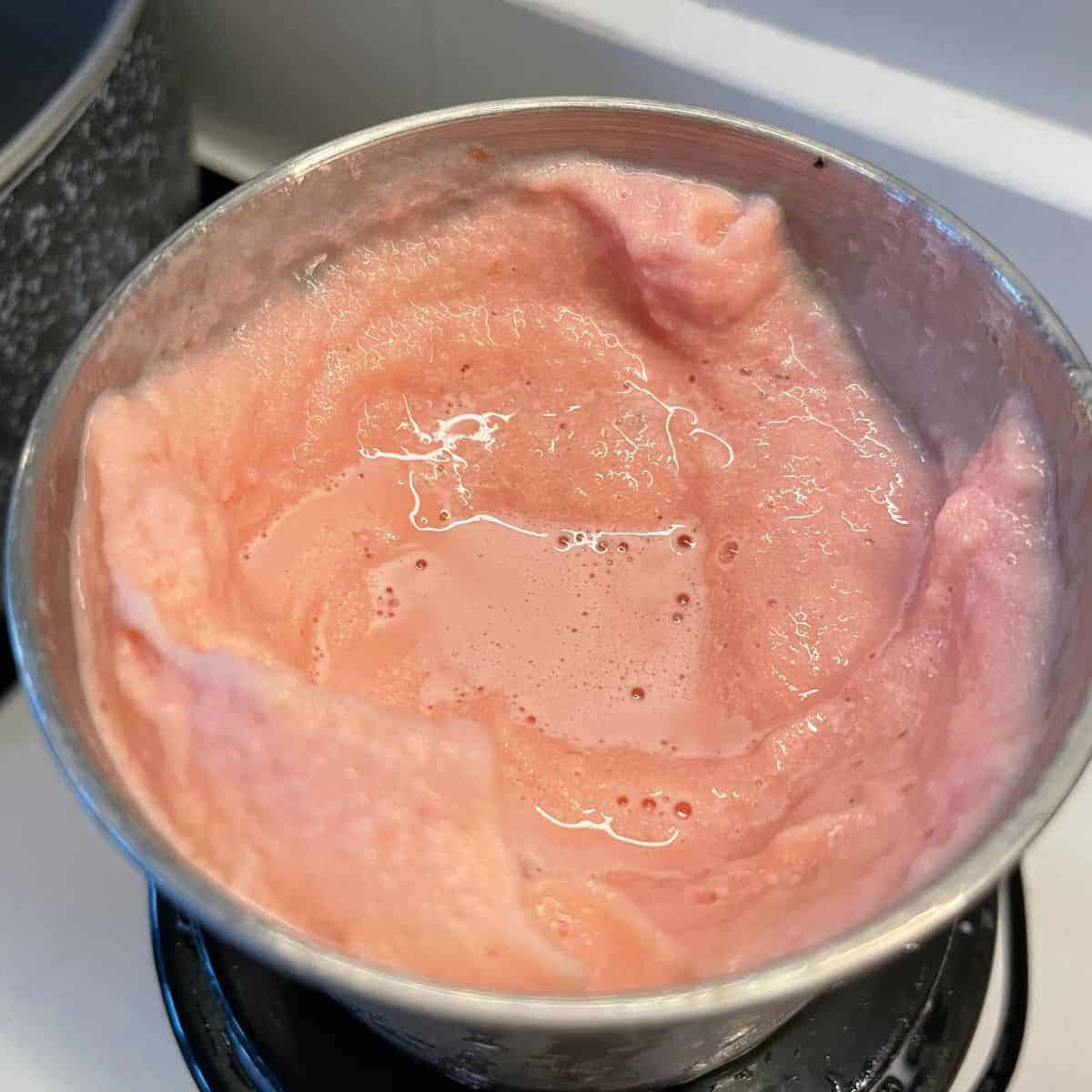 Blend watermelon ice cream