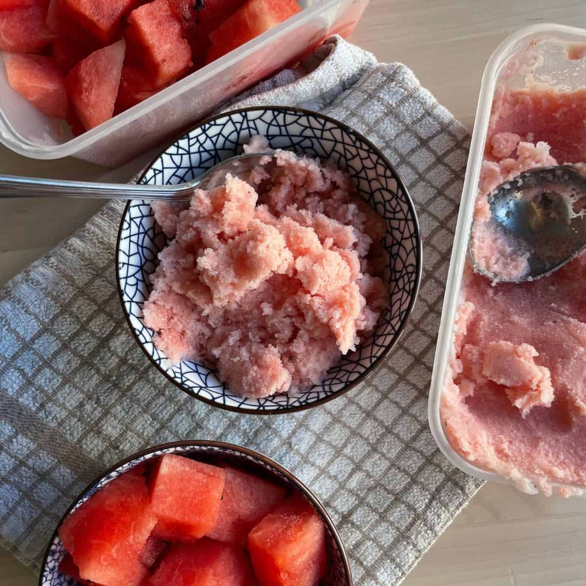 How to make watermelon ice cream