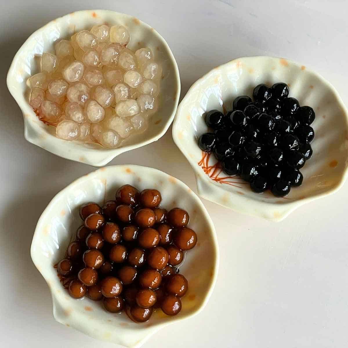 Instant black sugar pearls vs homemade