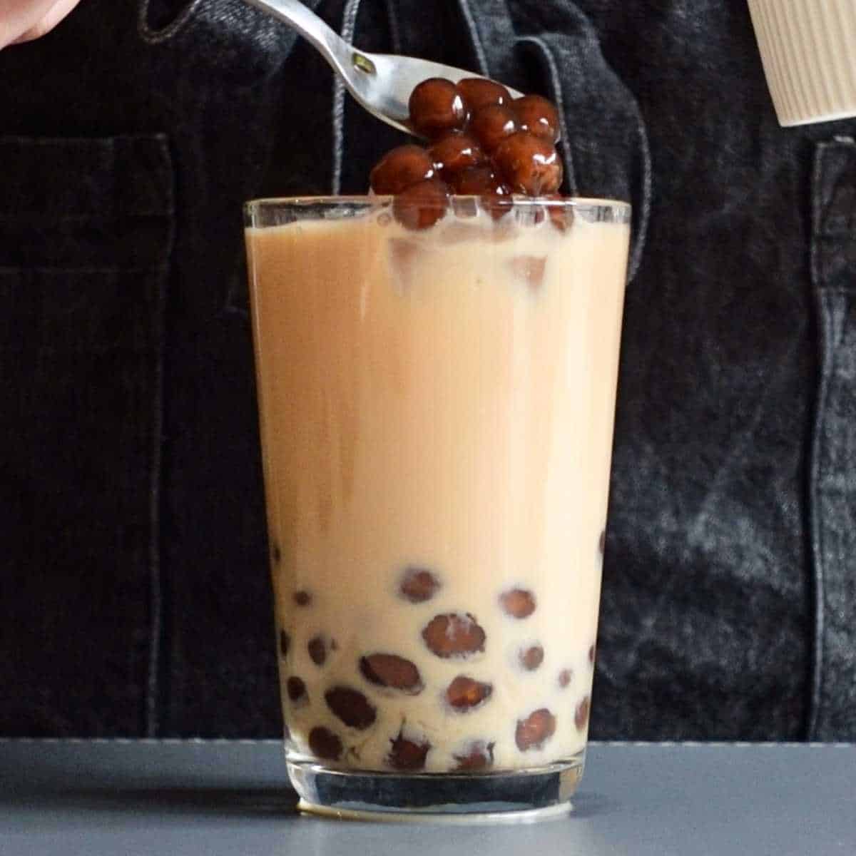 bubble tea shop aesthetic drink recipe at home